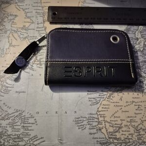 Esprit Black and Purple Wallet